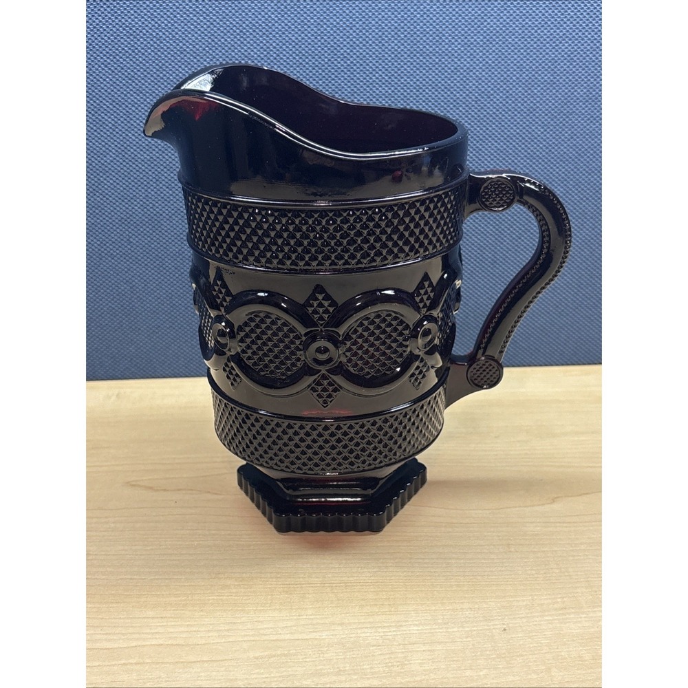 Avon 1876 Cape Cod Ruby Red Collection Pitcher - Picture 7 of 15